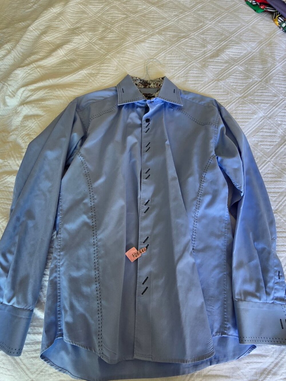Bertigo Men's Designer Dress Shirts – Size 5 (XL)